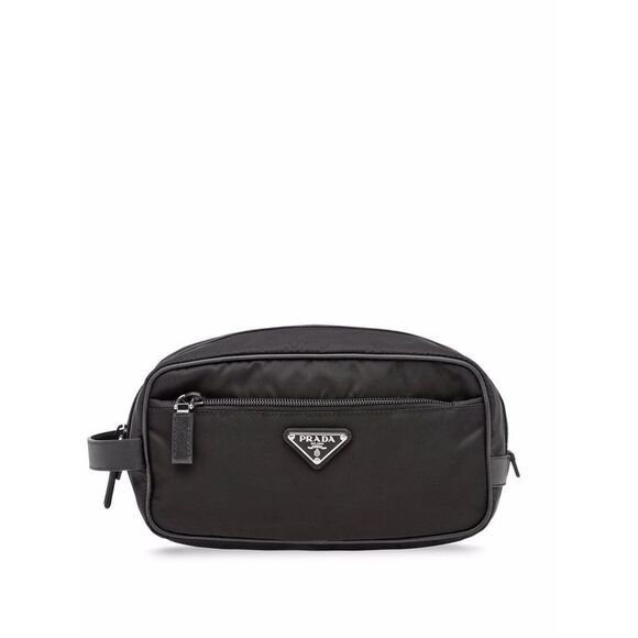 Prada Men Re-Nylon And Saffiano Washbag